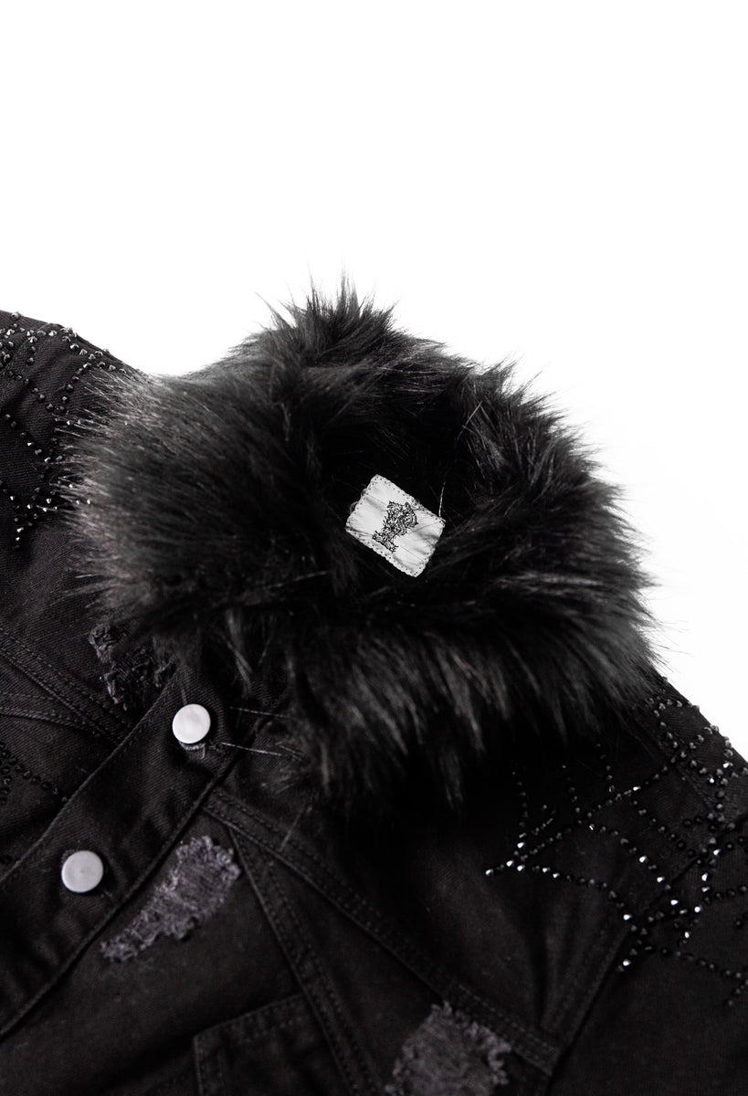 VILANOSIXX BLACK WIDOW DENIM JACKET