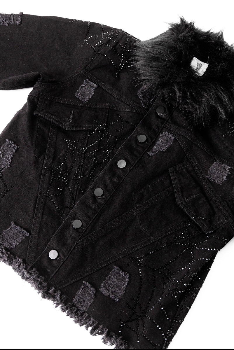 VILANOSIXX BLACK WIDOW DENIM JACKET